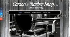 Desktop Screenshot of carsonsbarbershop.com